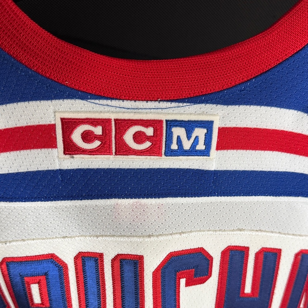 CCM Petr Prucha New York Rangers White, Red, and Blue Jersey - Picture 3 of 6